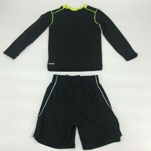 Starter Boys Long Sleeve Shirt Black Shorts Outfit Bundle Sz S Sz M